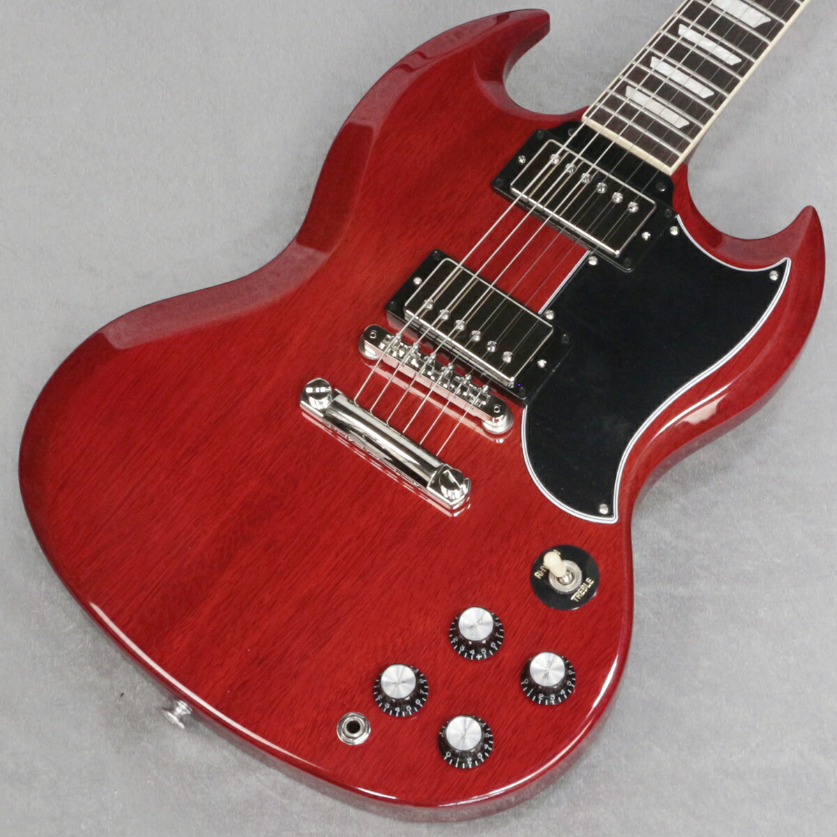 ヴィンテージSG エレキギター Gibson SG Standard '61 Sideways Vibrola (Vintage Cherry)2023