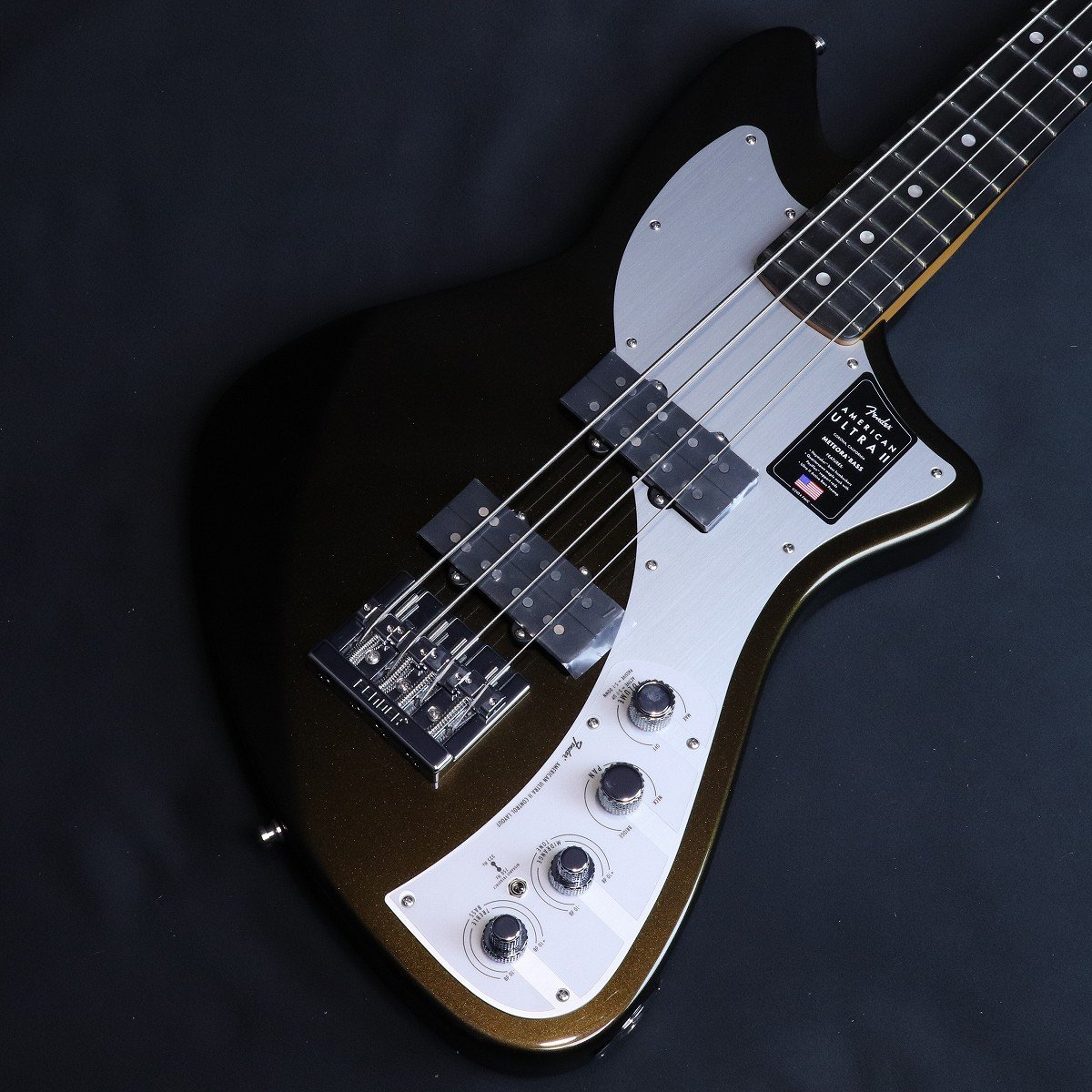 [特典付き]Fender / American Ultra II Meteora Bass Ebony Fingerboard Texas Tea 【S/N:US24060903】【4.37kg】【横浜店】【YRK】