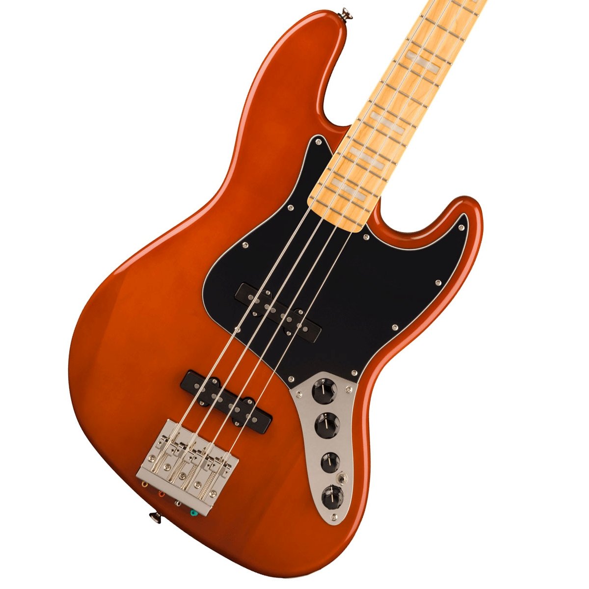 (タイムセール) Squier by Fender / Classic Vibe Active '70s Jazz Bass Maple Fingerboard Black Pickguard Mocha スクワイヤー ジャズベース エレキベース 【池袋店】