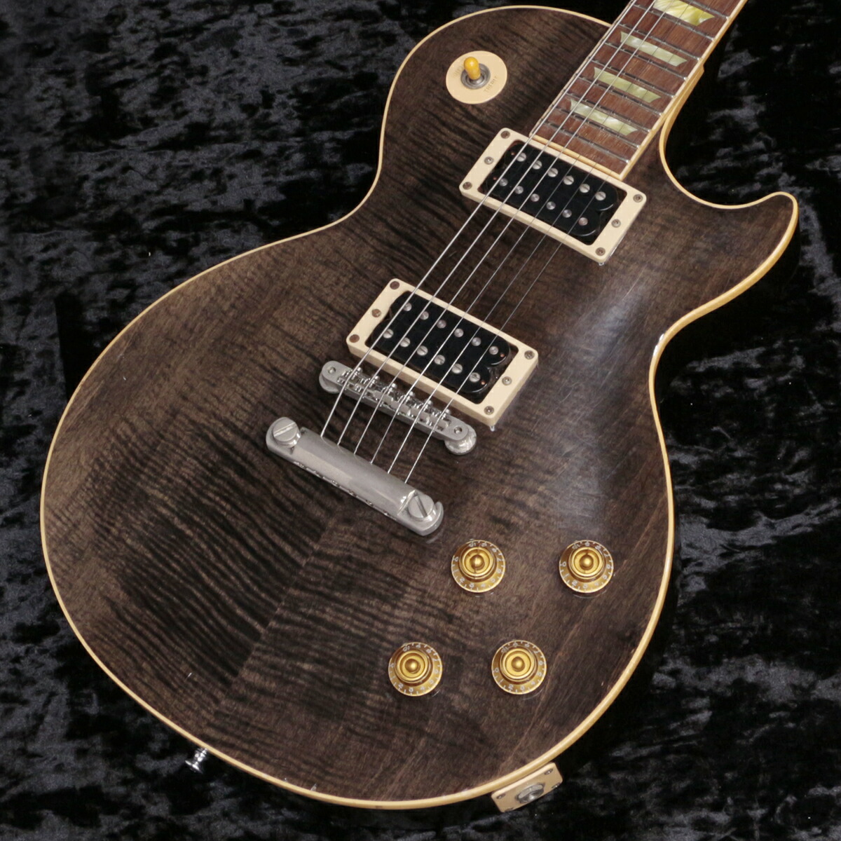【中古】Gibson / Les Paul Classic Plus Trans Ebony Burst 2001年製【新宿店】【4/5 値下げ！】