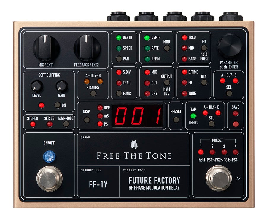 FREE THE TONE / FF-1Y FUTURE FACTORY RF PHASE MODULATION DELAY フリーザトーン ディレイ【新宿店】