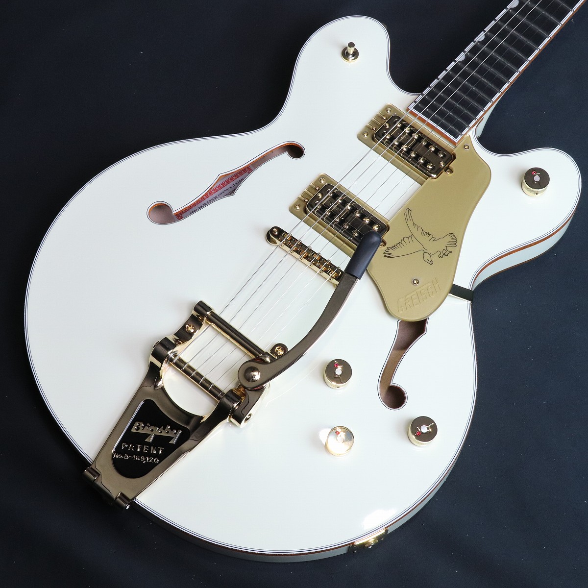 Gretsch / Falcon Center Block LTD with String-Thru Bigsby and Gold Hardware Ebony Fingerboard Vintage White【S/N:JT25072026】【4.13kg】【横浜店】