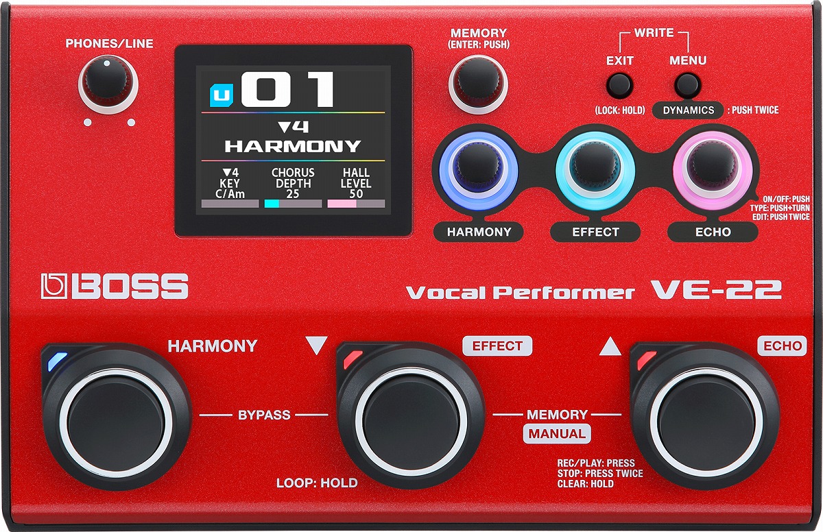 BOSS / VE-22 Vocal Performer ボーカル用エフェクター ボス VE22 【横浜店】