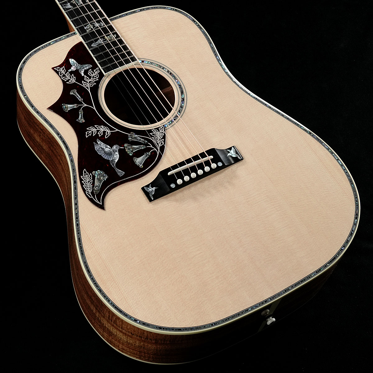 Gibson / Custom Shop Hummingbird Custom Koa Antique Natural (Left Hand)【Custom Shop Modern Collection】【S/N 22405035】左利き《長期展示品アウトレット》