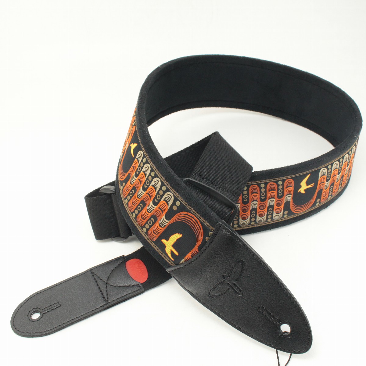 Paul Reed Smith (PRS) / Padded Guitar Strap w/FLASH, Custom Jacquard Birds Wavelength RED ストラップ【御茶ノ水本店】