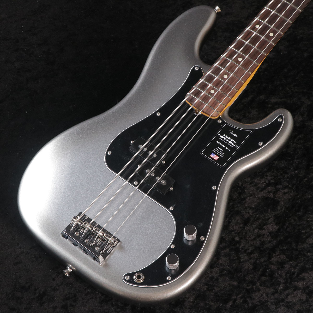 FENDER / American Professional II Precision Bass Rosewood Fingerboard Mercury (重量:3.98kg) 【SN US25087364】 【御茶ノ水本店】【YRK】