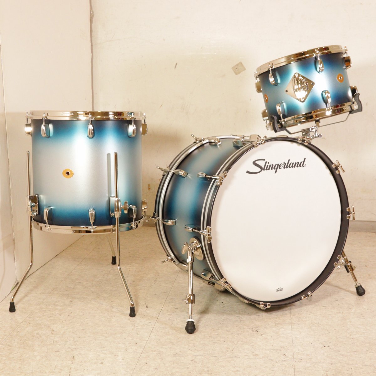 Slingerland / Radio King Outfit 13/16/22 Blue and Silver Lacquer 店頭展示品限り特価【池袋店】｜イシバシ楽器 17Shops 287,100円