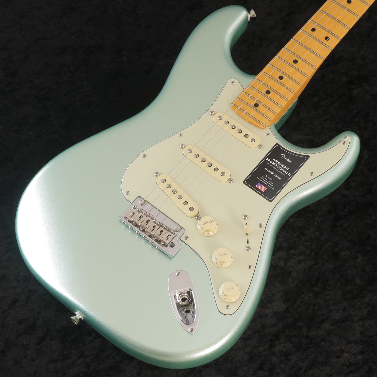 FENDER / American Professional II Stratocaster Maple Fingerboard Mystic Surf Green (重量:3.64kg) 【御茶ノ水本店】【YRK】