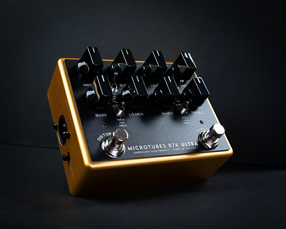 【数量限定品】 Darkglass Electronics / Microtubes B7K Ultra V2 w/AUX Limited Gold ベース用 プリアンプ オーバードライブ ダークグラス【国内正規品】
