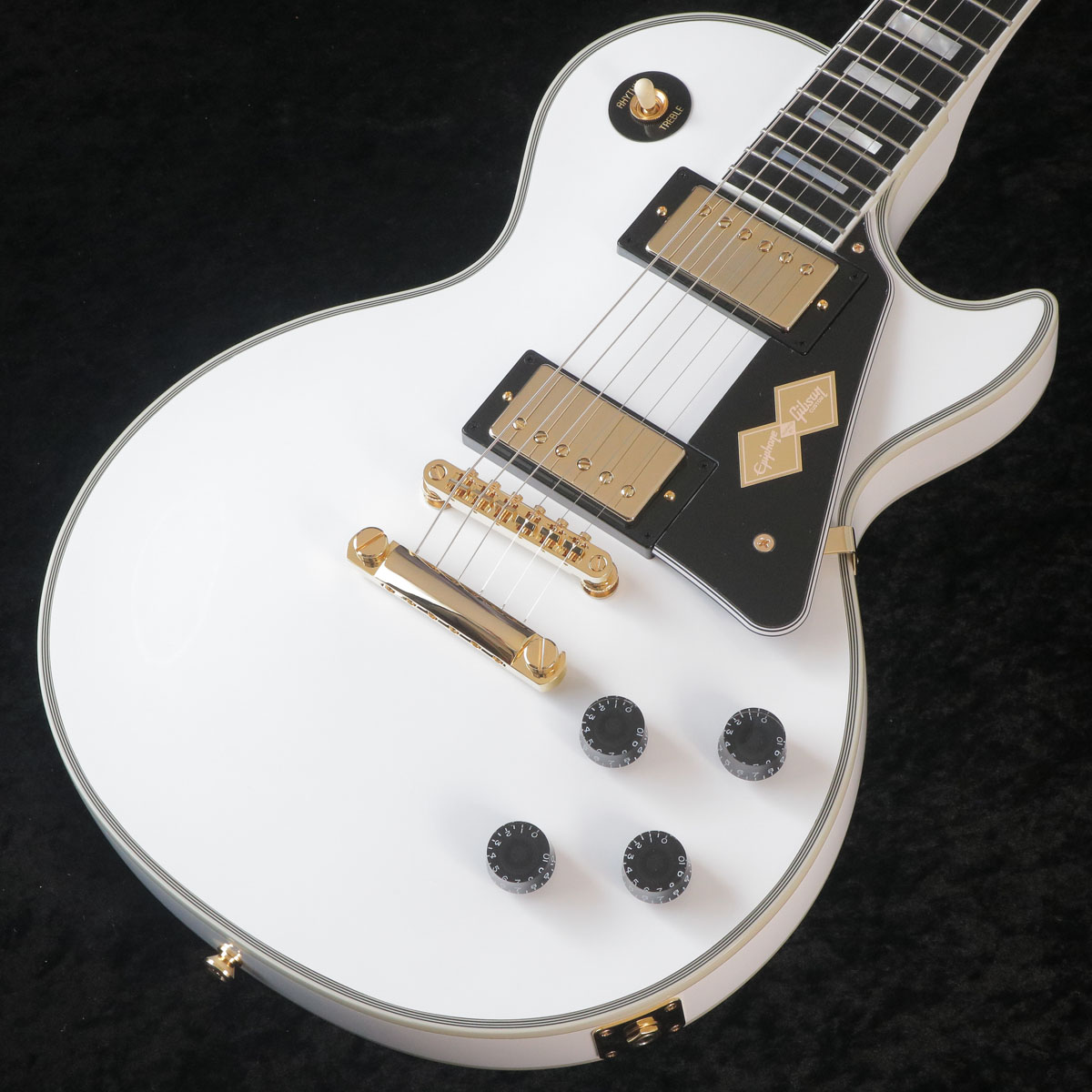 EPIPHONE BY GIBSON / Inspired by Gibson Custom Les Paul Custom Alpine White （重量3.99kg） 【御茶ノ水本店】