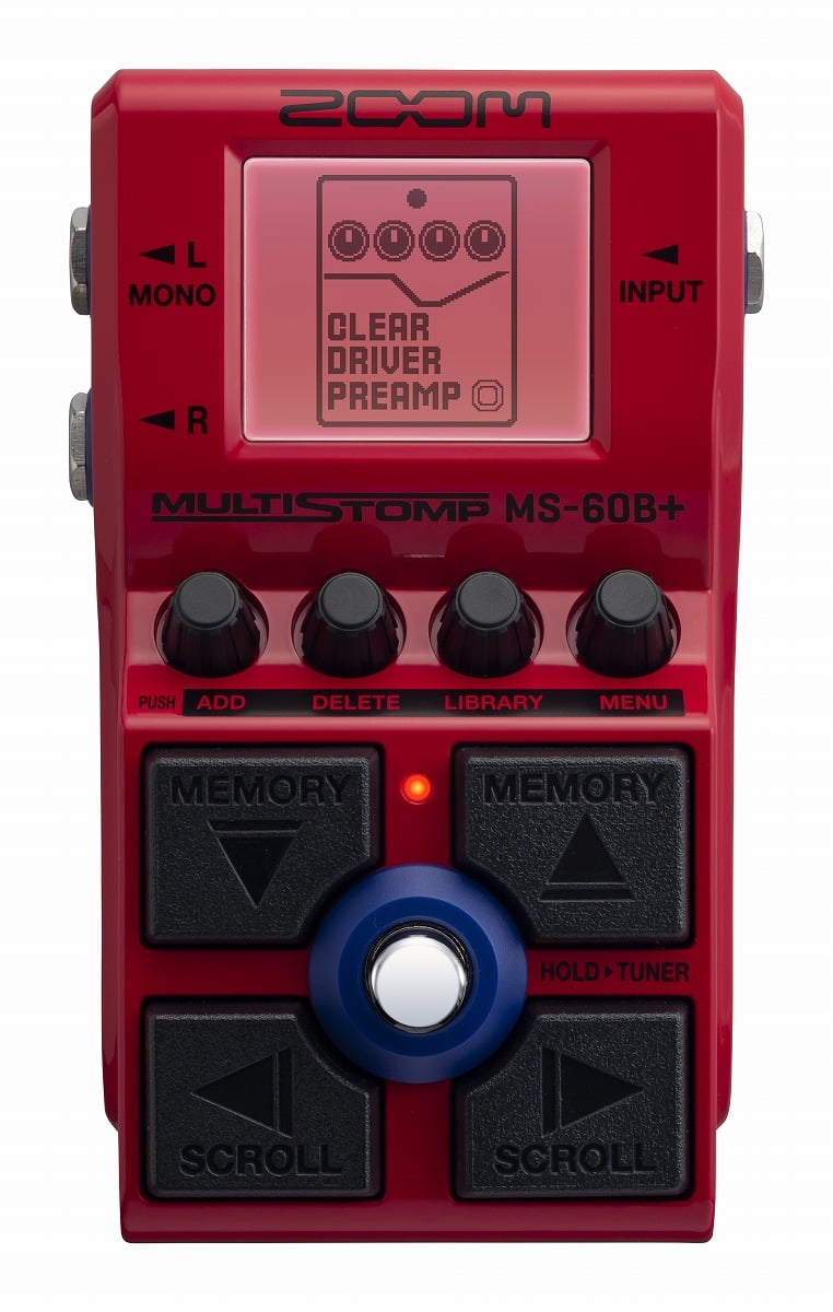 【無償オンラインユーザー登録で安心の3年間製品保証】ZOOM / MS-60B+ MultiStomp Bass Pedal ベース用 ストンプボックス【梅田店】｜イシバシ楽器 17Shops 13,783円