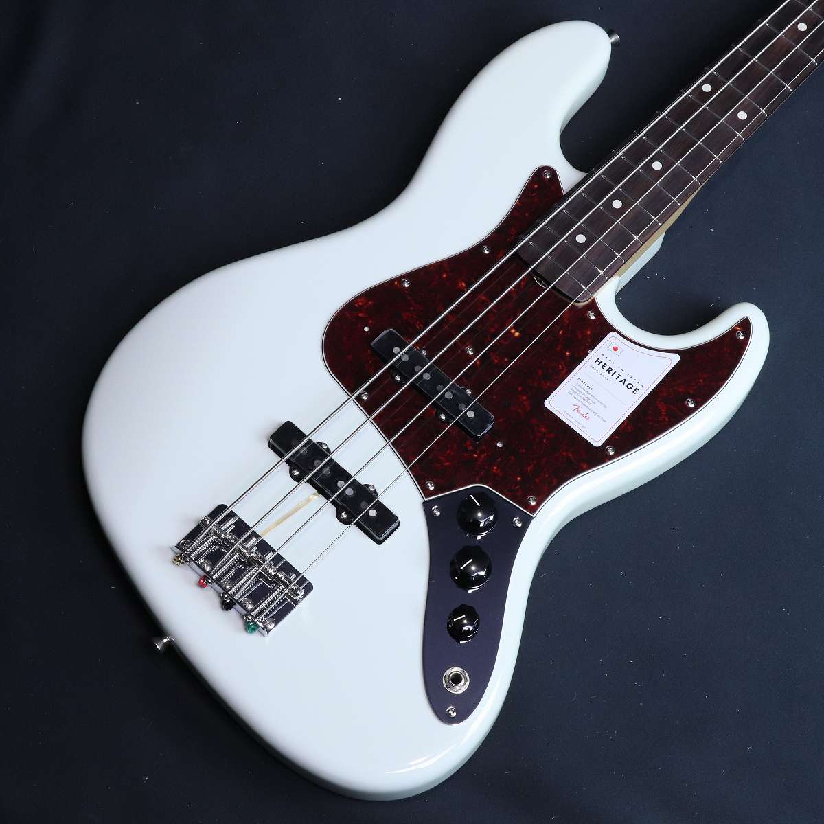 [特典付き]Fender / Made in Japan Heritage 60s Jazz Bass Rosewood Fingerboard Olympic White 【S/N:JD25032480】【4.13kg】【横浜店】【YRK】