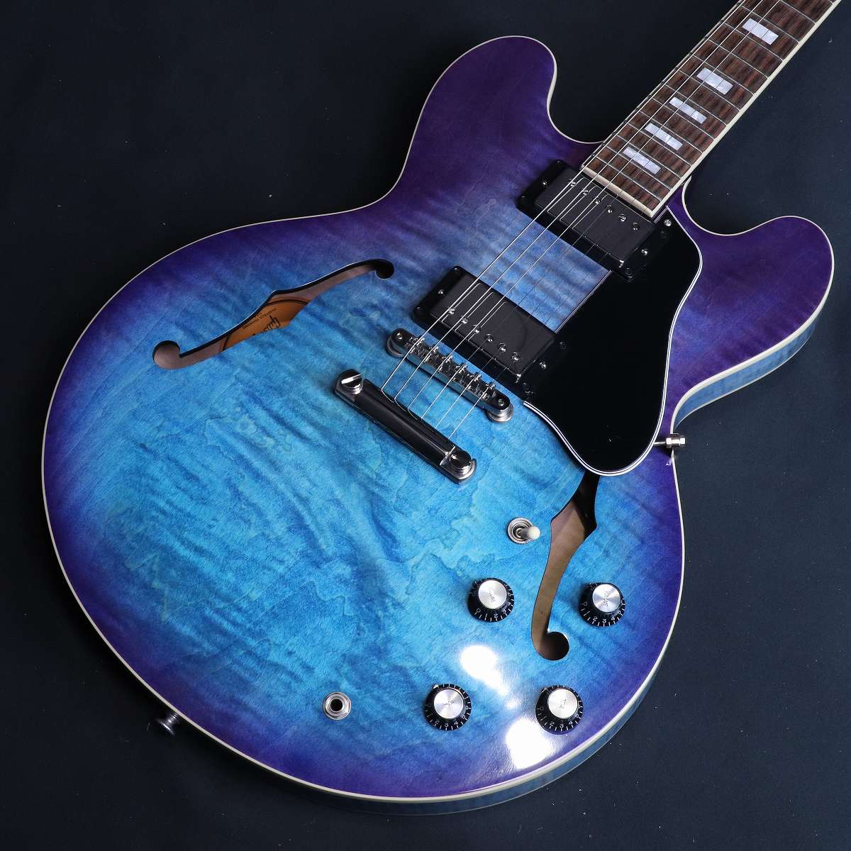 《特典付き》Gibson USA / ES-335 Figured Blueberry Burst [USエクスクルーシヴモデル]【S/N:218040133】【3.48kg】【横浜店】【YRK】【YRK】