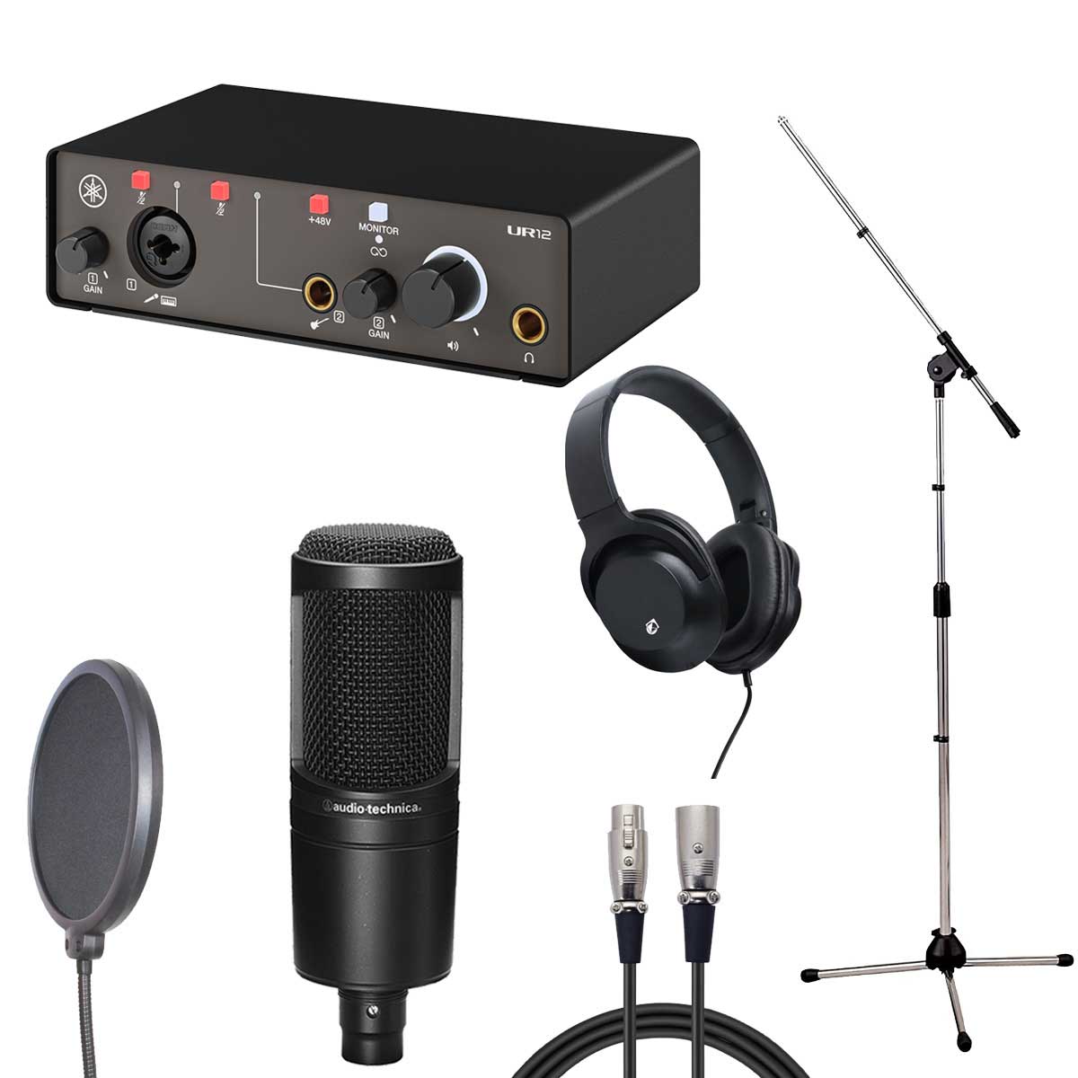楽天市場】YAMAHA UR12 MK3 Black × audio-technica AT2020