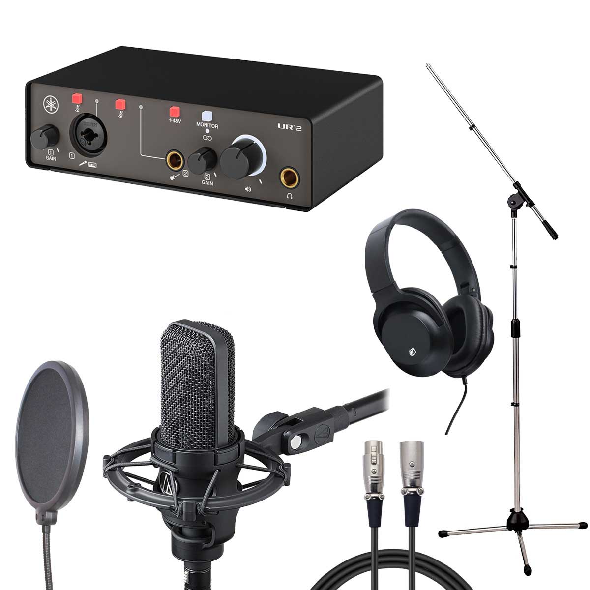 YAMAHA UR12 MK3 Black × audio-technica AT4040 【レコーディングセット】【御茶ノ水本店】 38,253円