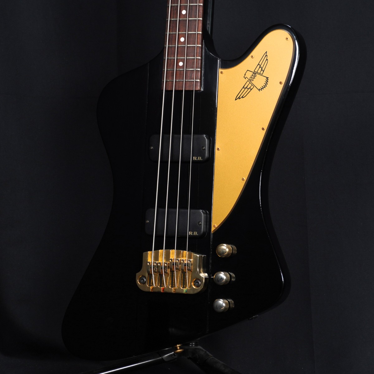 【中古】GIBSON USA / Artist Collection Rex Brown Signature Thunderbird Ebony -2023- Ebony 【御茶ノ水本店FINEST GUITARS】