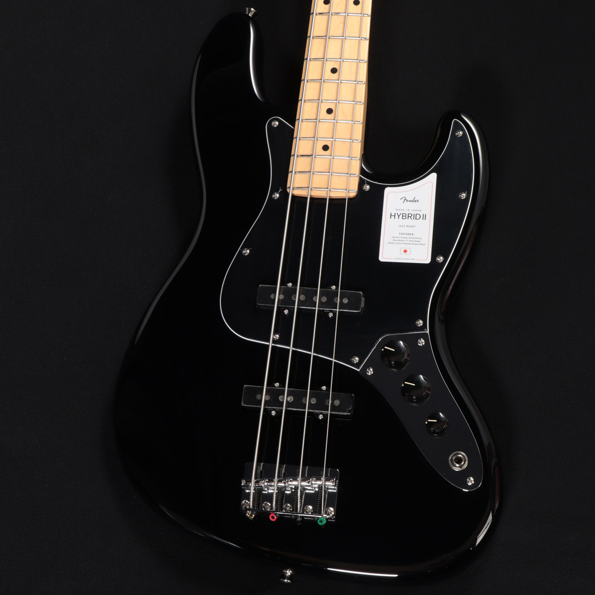 Fender / Made in Japan Hybrid II Jazz Bass Maple Black ≪S/N:JD26002136≫ 【心斎橋店】【YRK】 87,890円