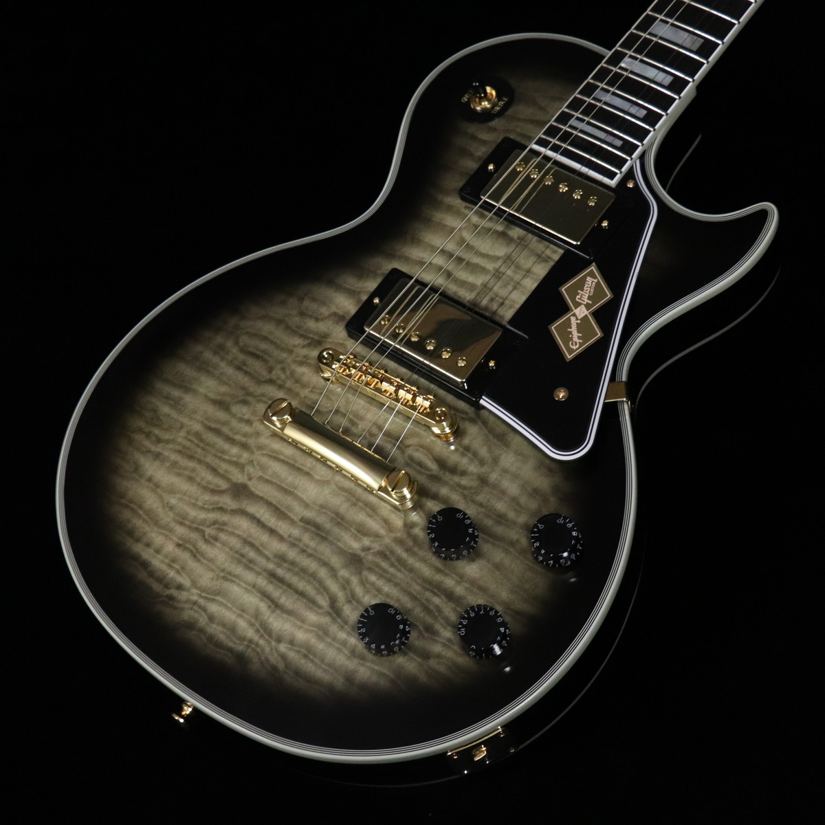 Epiphone / Inspired by Gibson Custom Les Paul Custom Quilt Cobra Burst 【梅田店】
