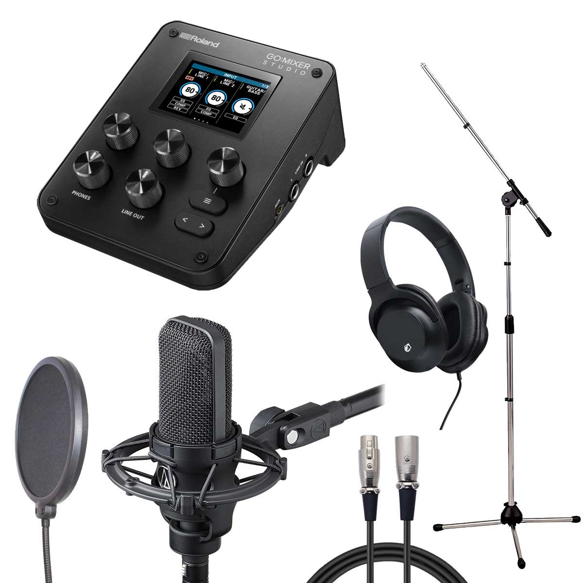 Roland GO:MIXER STUDIO &times; audio-technica AT4040 【配信/レコーディングセット】【御茶ノ水本店】｜イシバシ楽器 17Shops