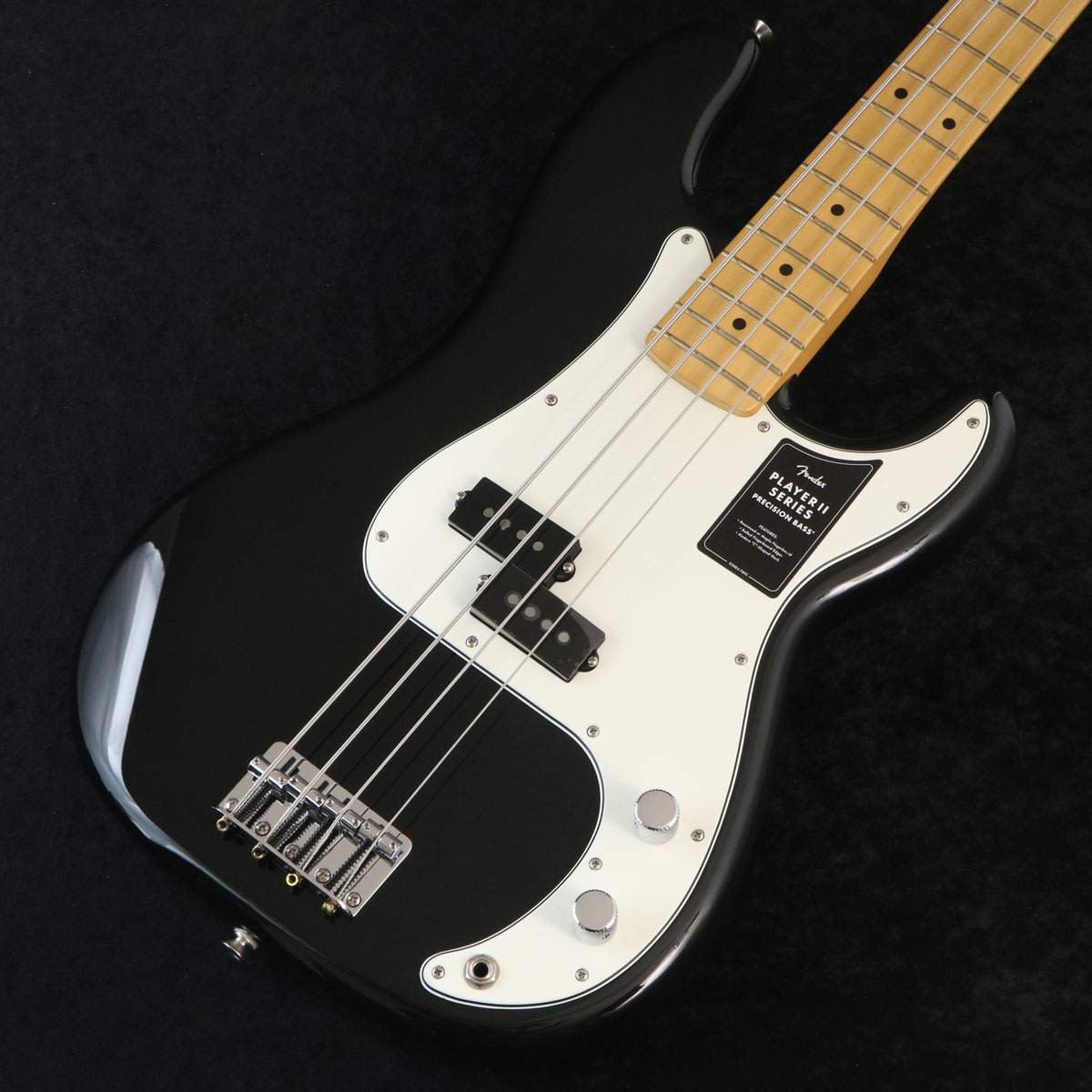 FENDER MEXICO / Player II Precision Bass Maple Fingerboard Black(重量:3.81kg) 【御茶ノ水本店】|イシバシ楽器 17Shops