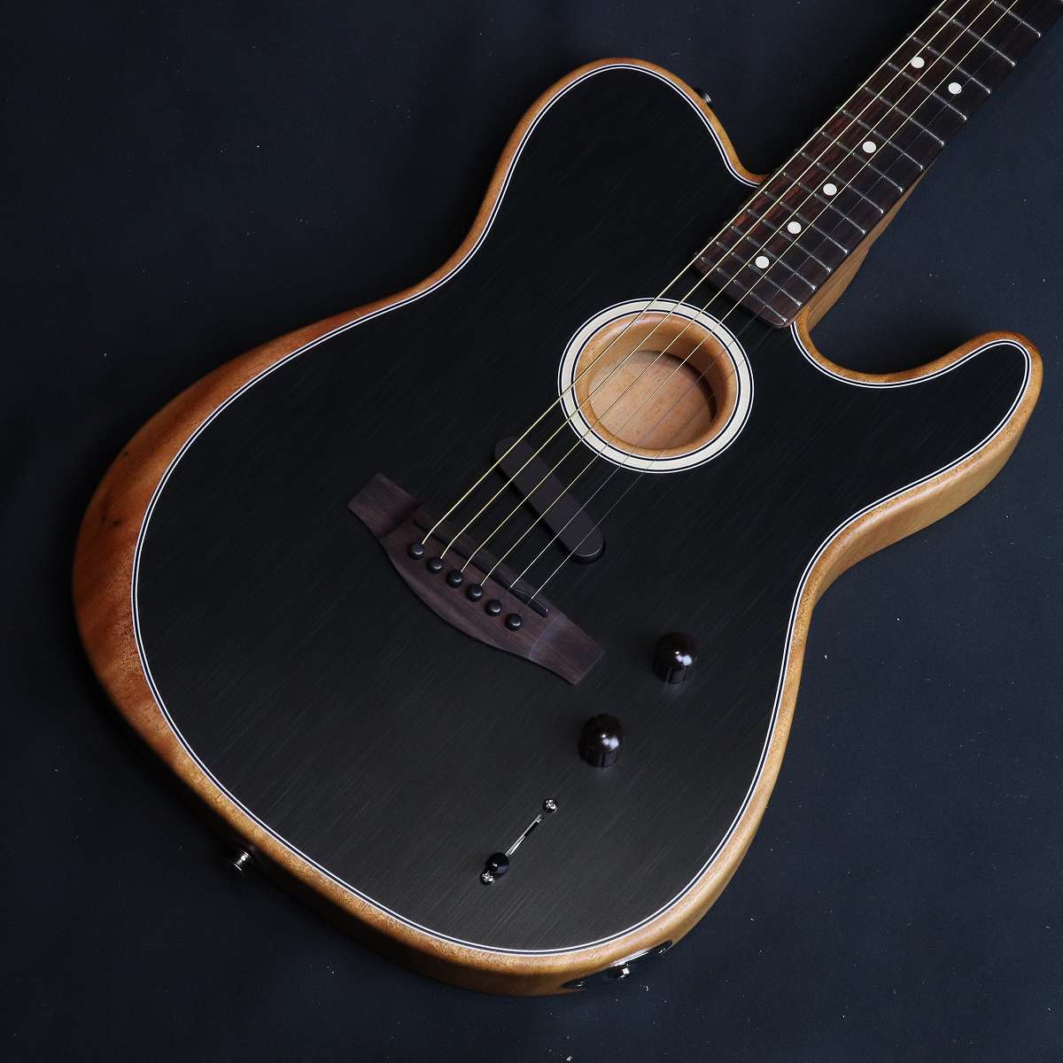 Fender / Acoustasonic Player Telecaster Rosewood Fingerboard Brushed Black 【S/N:MXA2501843】【2.14kg】【横浜店】【店頭未展示品】｜イシバシ楽器 17Shops