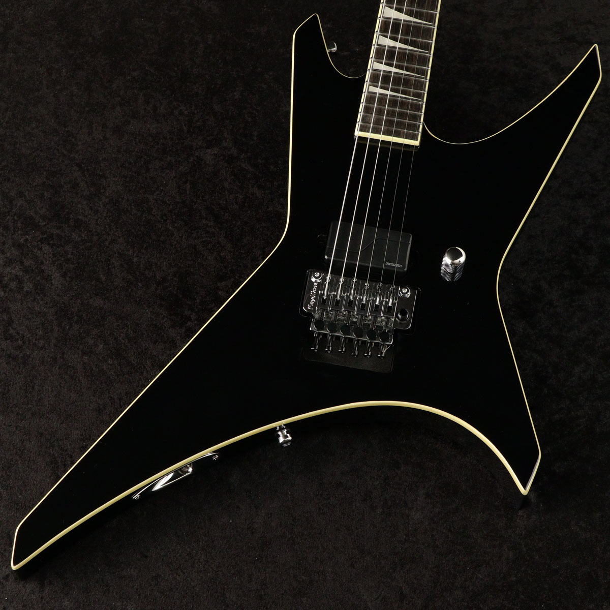 JACKSON / Pro Plus Limited Edition Pure Metal Warrior WR1A Ebony Fingerboard Gloss Black (重量:3.35kg) 【御茶ノ水本店】