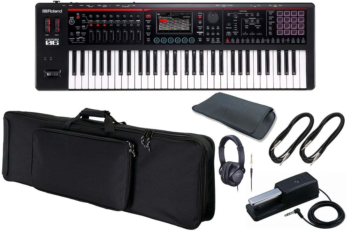 Roland / FANTOM-06 背負えるキーボードケース＆アクセサリーセット 【渋谷店】｜イシバシ楽器 17Shops