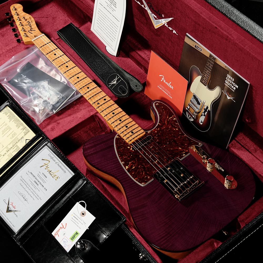 Fender Custom Shop / Limited Edition Custom Deluxe Flame Maple Telecaster NOS Purple Transparent 【渋谷店】
