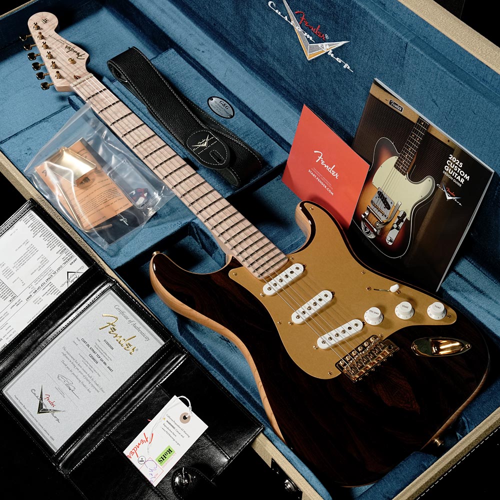 Fender Custom Shop / Custom Built Custom Stratocaster Ziricote Top Time Capsule Aged Natural 別注モデル 【渋谷店】｜イシバシ楽器 17Shops