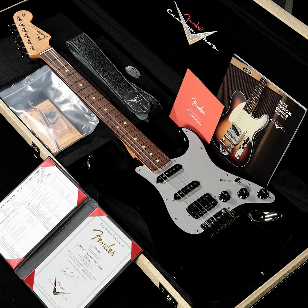Fender Custom Shop / Master Built Custom Stratocaster NOS HSS Black by Andy Hicks 【渋谷店】|イシバシ楽器 17Shops