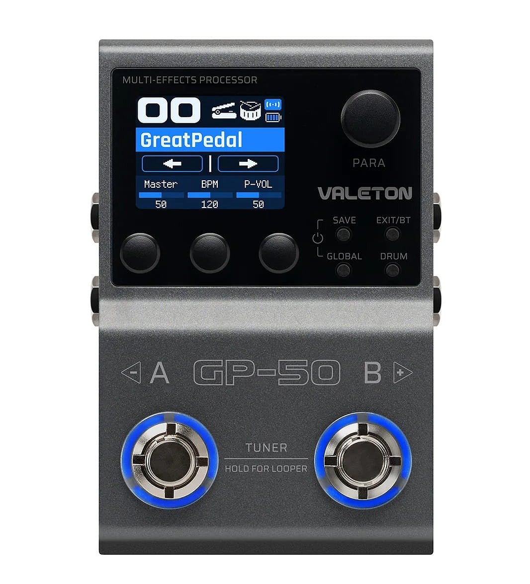 Valeton / GP-50 マルチエフェクター SnapTone ＆ IR ローダー マルチエフェクター 【福岡店】