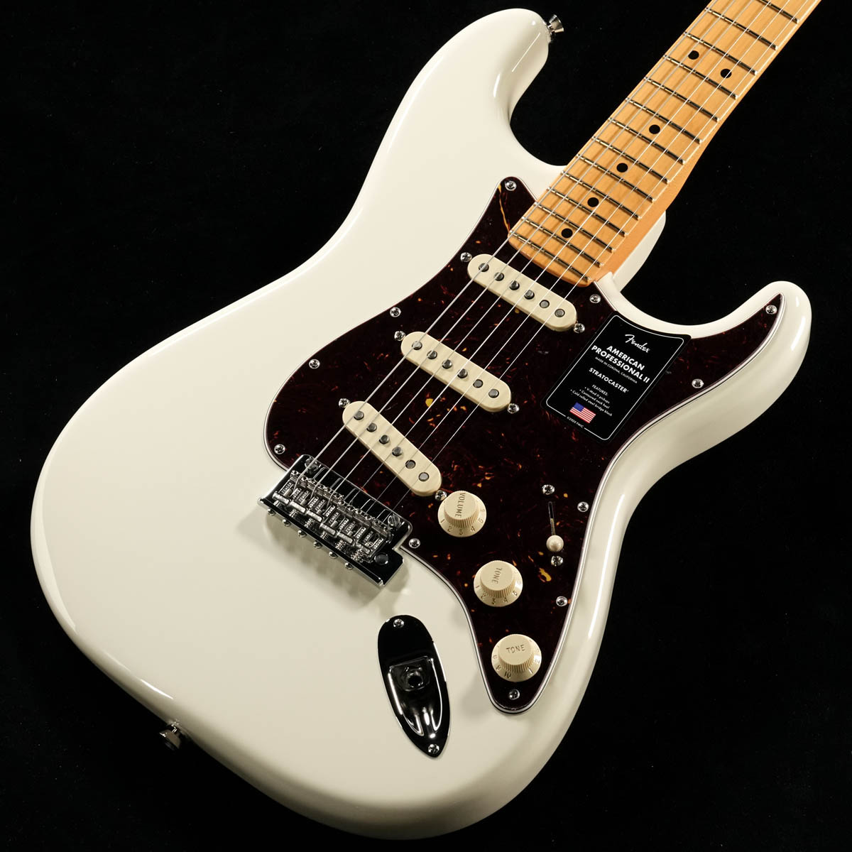 FENDER / American Professional II Stratocaster Maple Olympic White(重量:3.76kg)【S/N:US25102064】【渋谷店】【YRK】｜イシバシ楽器 17Shops 134,900円
