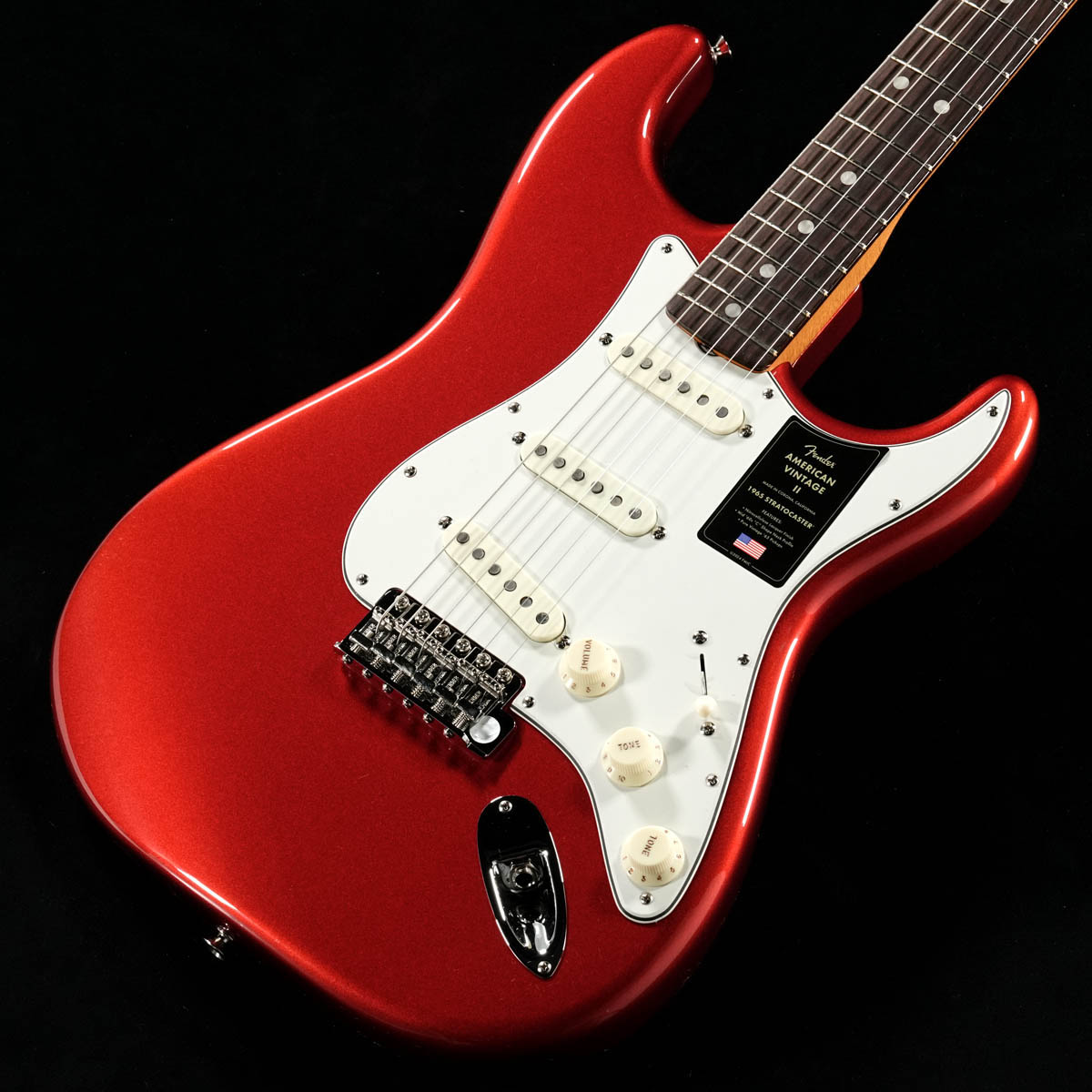 Fender / American Vintage II 1965 Stratocaster Round-Lam Rosewood Candy Apple Red(重量:3.64kg)【S/N:V2553262】《長期店頭展示品アウトレット特価》【渋谷店】【YRK】