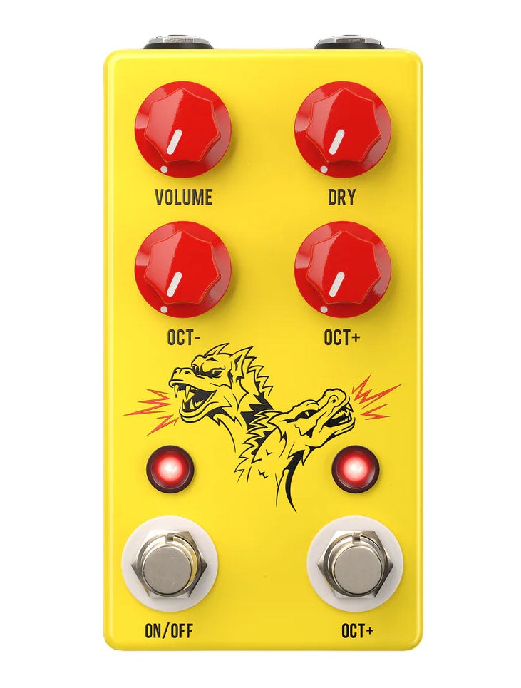 【新製品】JHS Pedals / DOUBLE DRAGON LO-FI OCTAVE モノフォニック・オクターブダウン/オクターブアップエフェクト ジェイエイチエスペダル 【国内正規品】