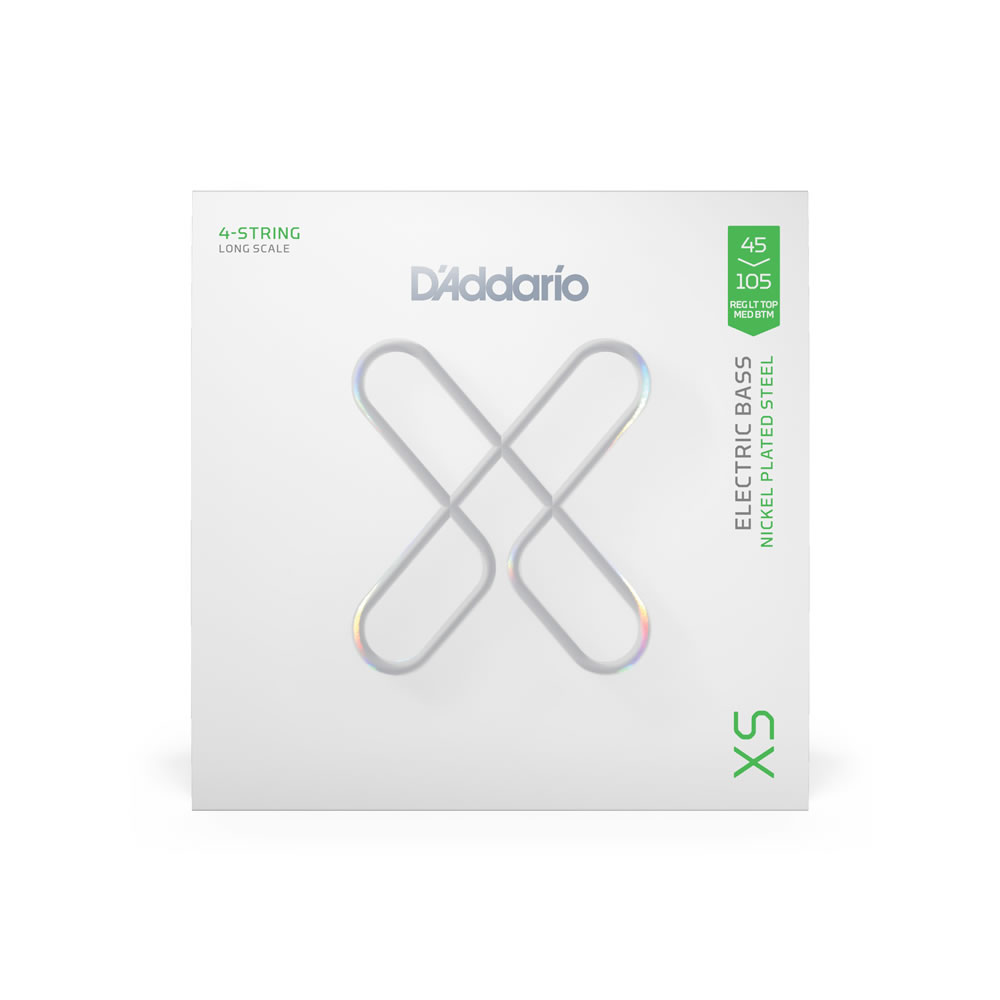 D'Addario / XS STRINGS FOR BASS XSB45105 Regular Light Top Medium Bottom 45-105