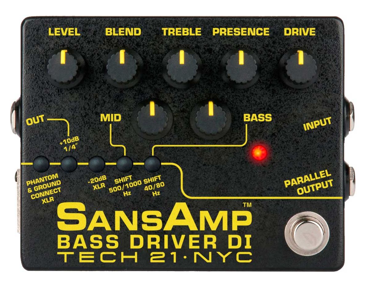 TECH21 / SansAmp BASS DRIVER DI V2 サンズアンプ ベース用 オーバードライブ ベースプリアンプ 【福岡店】