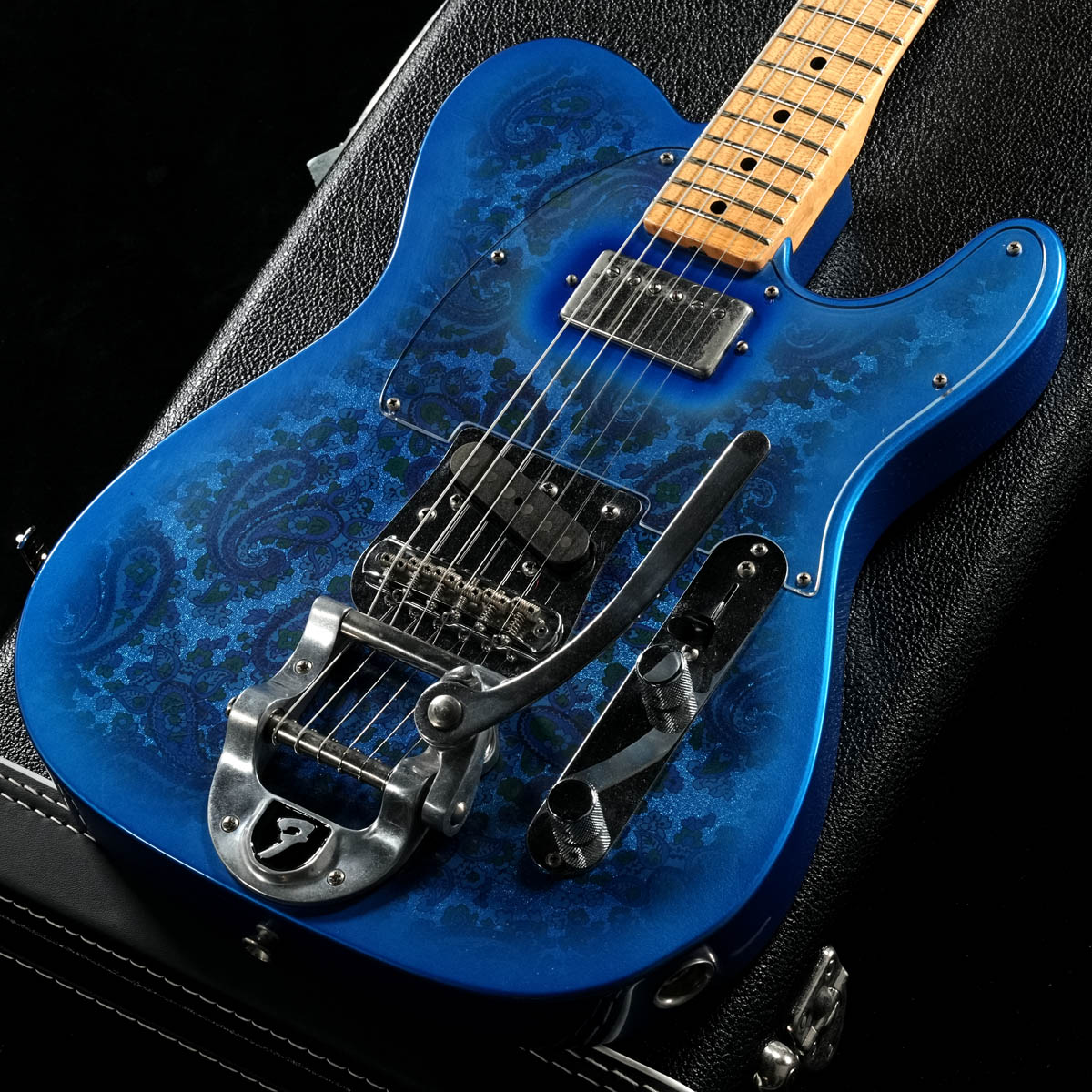 【中古】Fender Custom Shop / Master Built Blue Paisley Telecaster Bigsby Closet Classic by Dennis Galuszka 2015 【渋谷店】|イシバシ楽器 17Shops