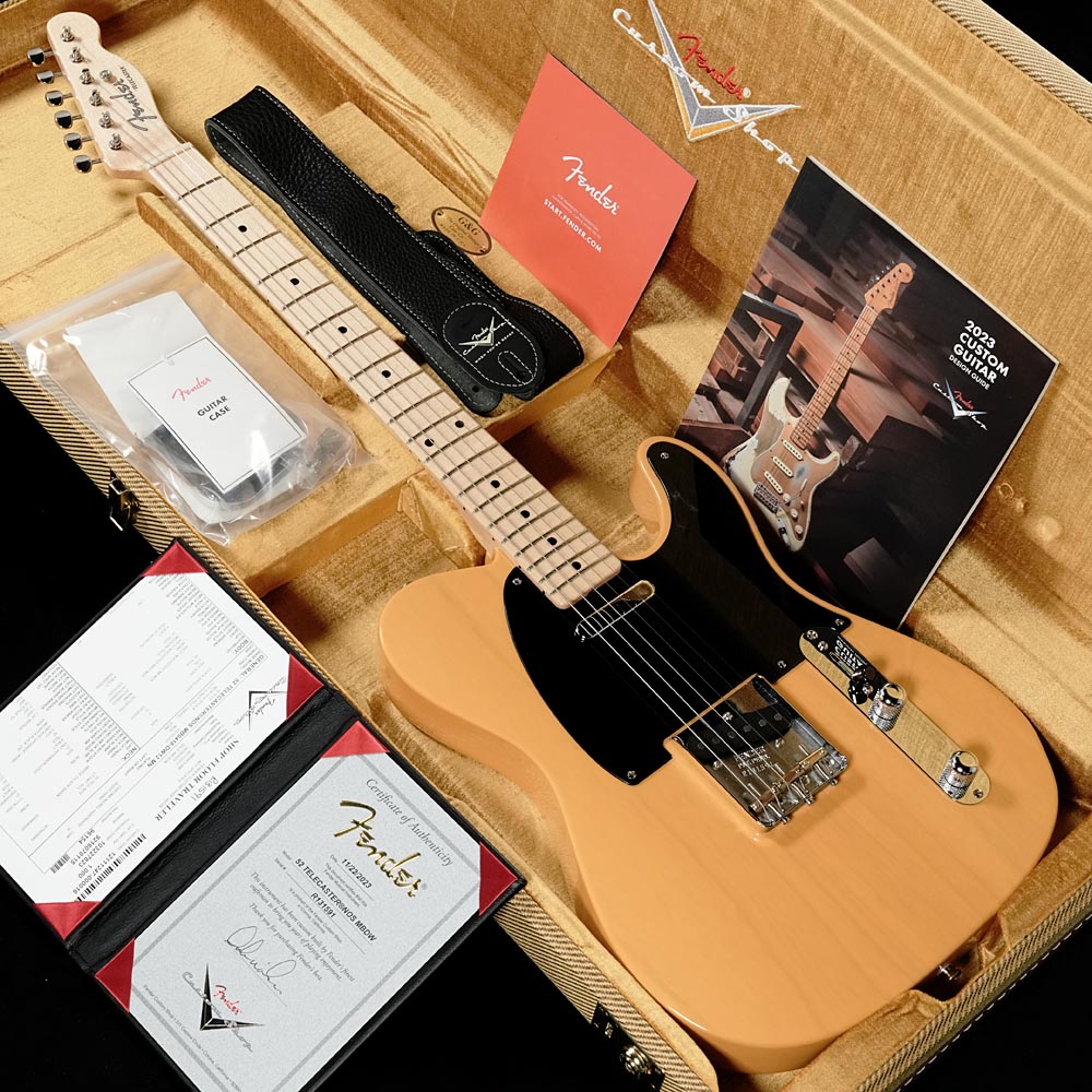 【中古】Fender Custom Shop / Master Built 1952 Telecaster Butterscotch by Dale Wilson 2023年製 【渋谷店】|イシバシ楽器 17Shops