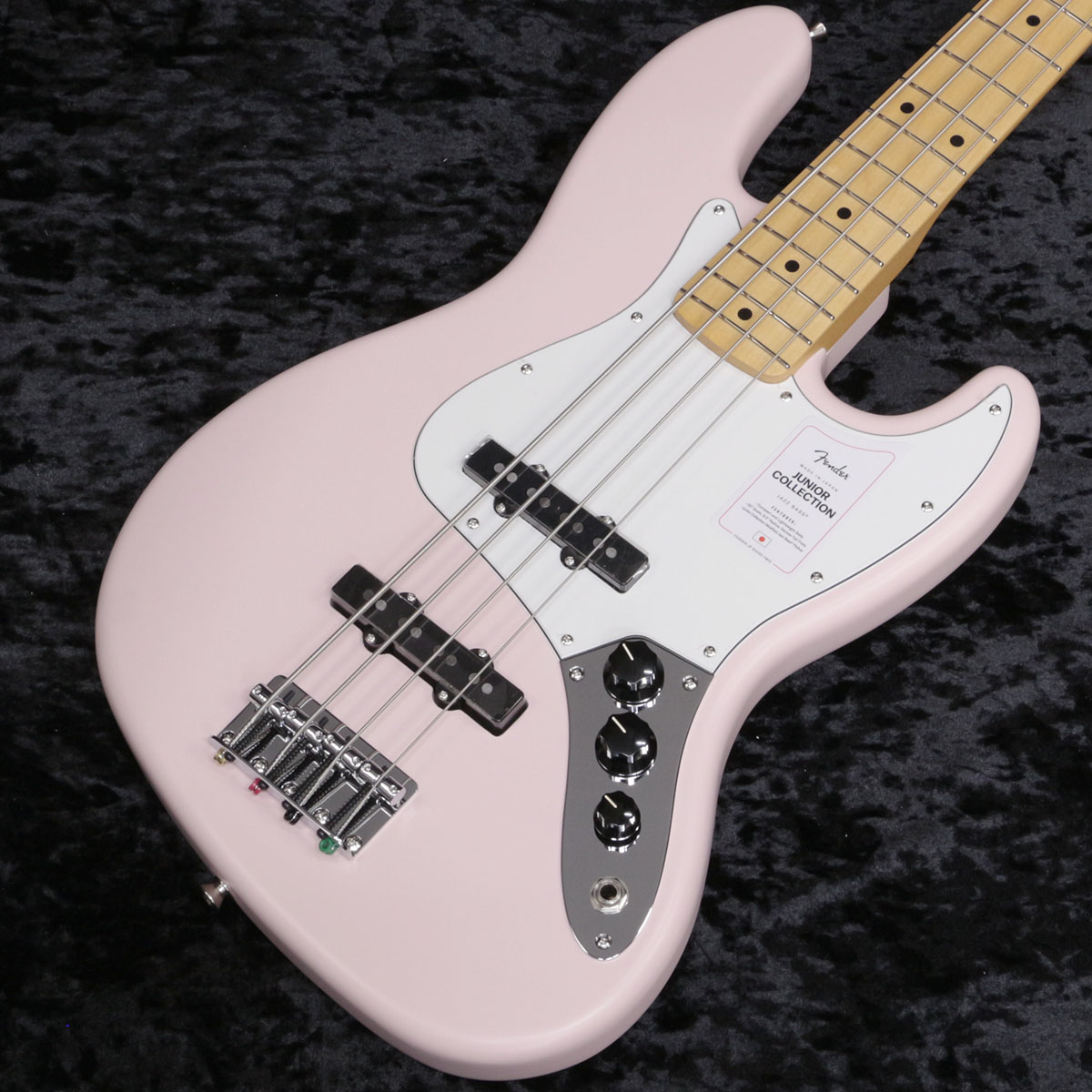 Fender / Made in Japan Junior Collection Jazz Bass Maple Satin Shell Pink【新宿店】【YRK】｜イシバシ楽器 17Shops
