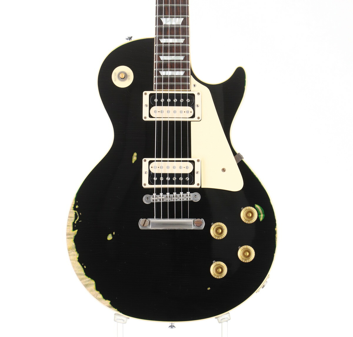 【中古】GIBSON CUSTOM / Historic Select 1959 Les Paul Standard Reissue Heavy Aged Ebony on Iguana 【福岡店】｜イシバシ楽器 17Shops