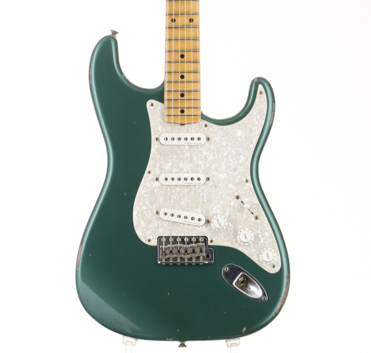 【中古】Fender Custom Shop / Master Built 1956 Active Stratocaster Relic Sherwood Green Metalic by Todd Krause【横浜店】｜イシバシ楽器 17Shops