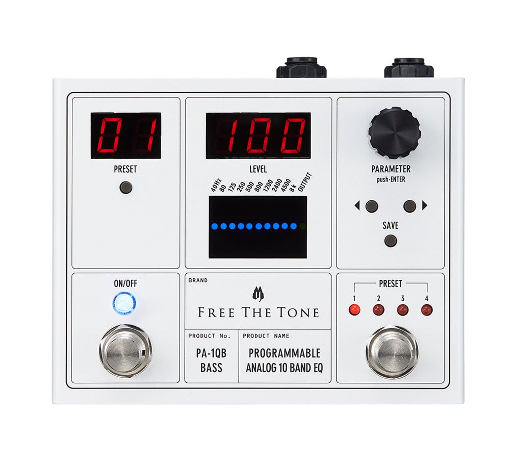 Free The Tone / PA-1QB PROGRAMMABLE ANALOG 10 BAND EQ ベース用 イコライザー【梅田店】|イシバシ楽器 17Shops