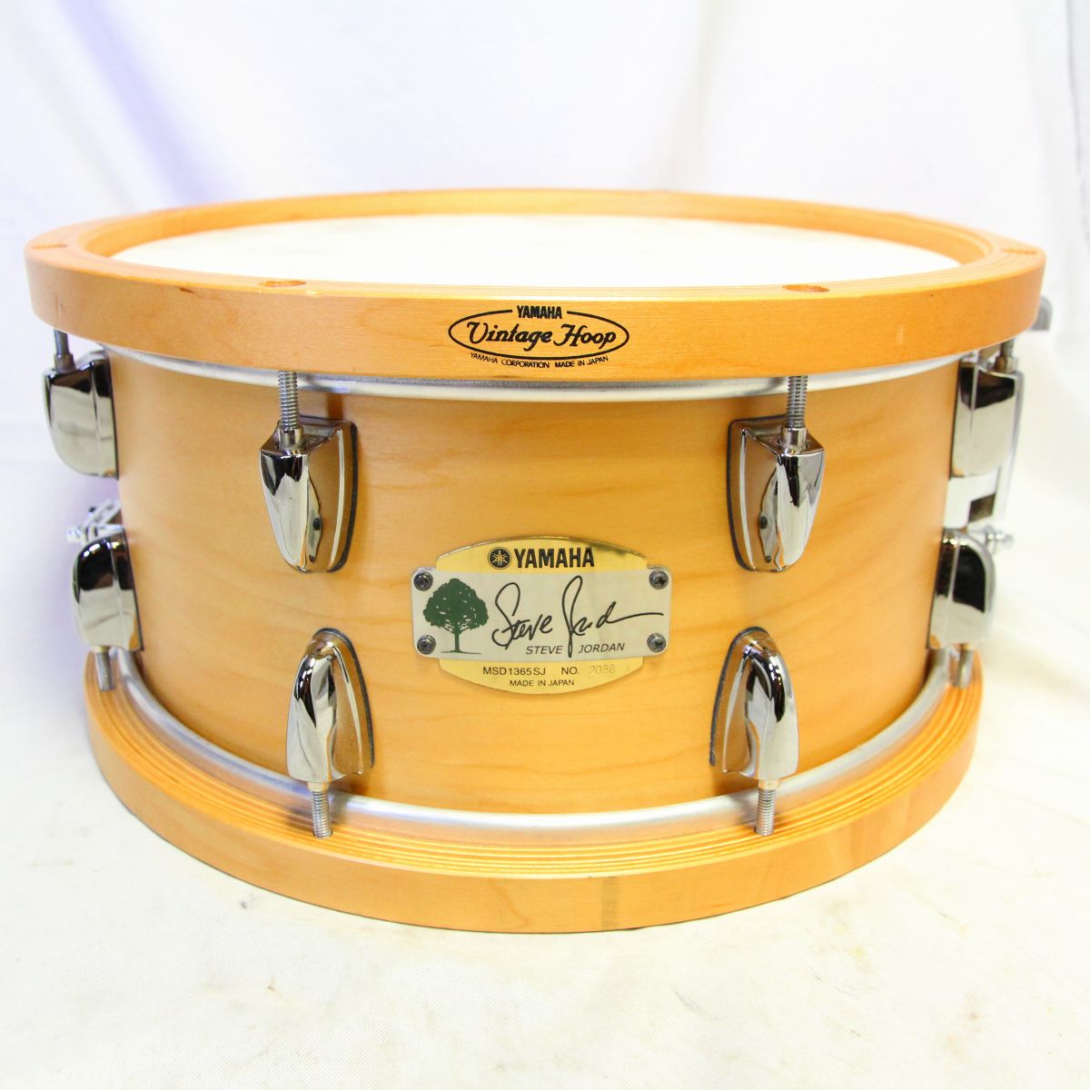 【中古】YAMAHA / MSD1365SJ 13x6.5 w/Wood Hoop Steve Jordan Signeture Snare 【池袋店】|イシバシ楽器 17Shops