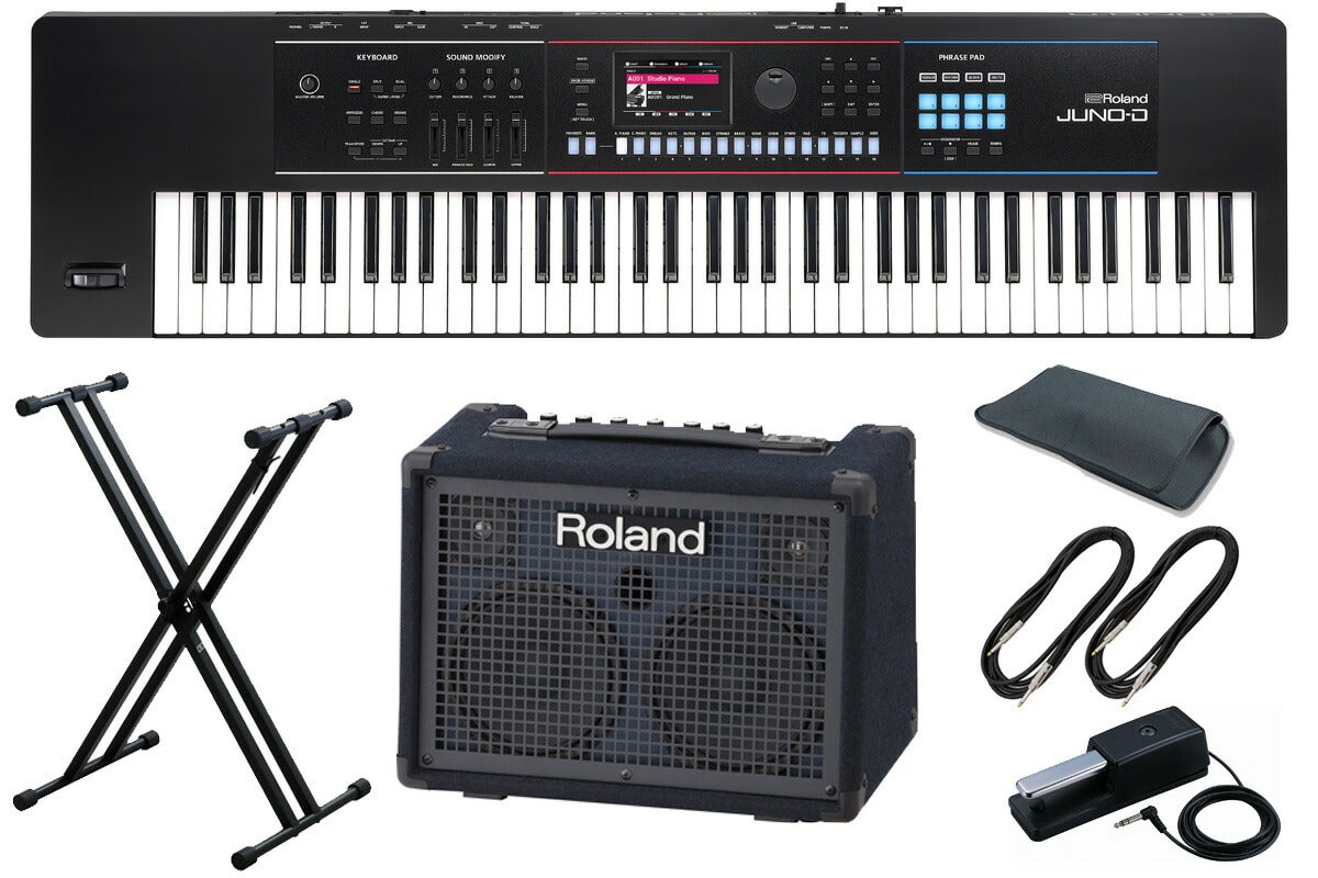 Roland / JUNO-D7 キーボードアンプ＆キーボードスタンド セット【渋谷店】｜イシバシ楽器 17Shops