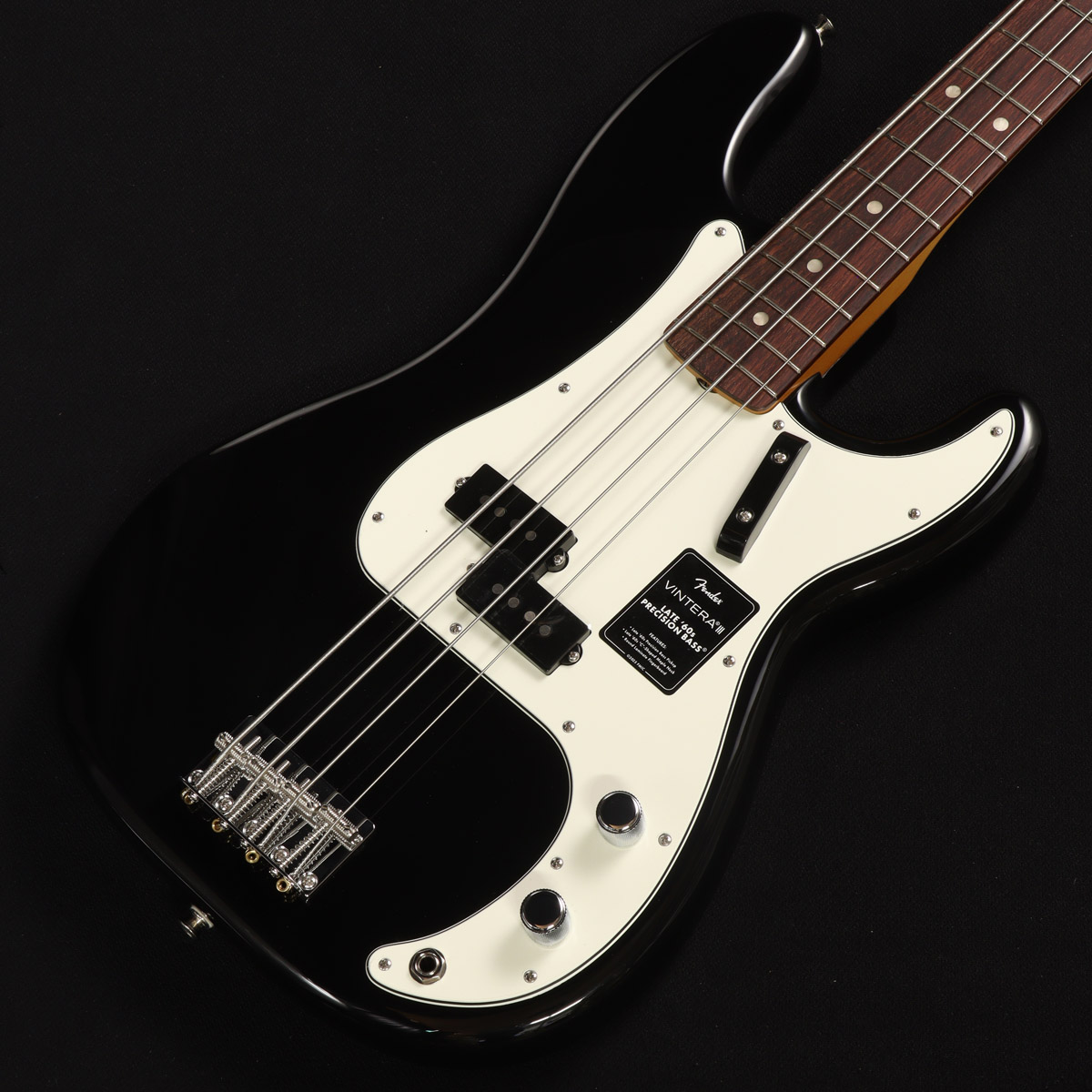 Fender / Vintera III Late '60s Precision Bass Black ≪S/N:MX26009534≫ 【アウトレット特価】 【心斎橋店】|イシバシ楽器 17Shops