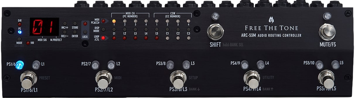 Free The Tone / ARC-53M Black Audio Routing Controller フリーザトーン スイッチャー|イシバシ楽器 17Shops