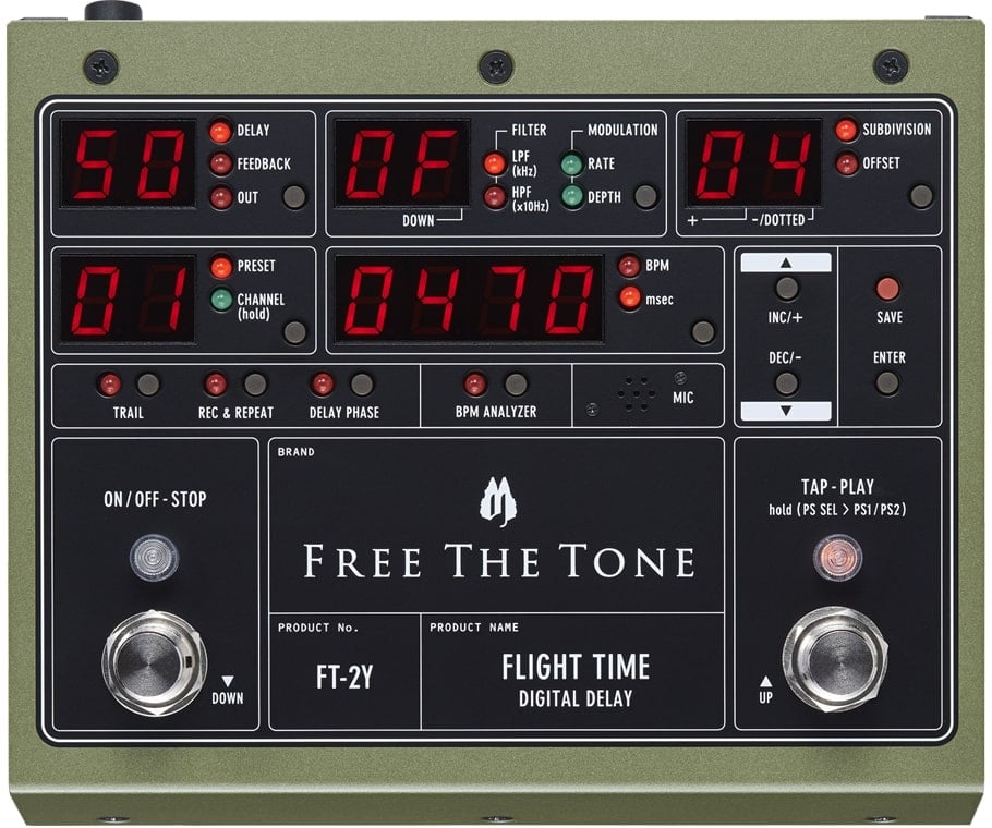 Free The Tone / FLIGHT TIME FT-2Y DIGITAL DELAY フリーザトーン ディレイ 【福岡店】｜イシバシ楽器 17Shops