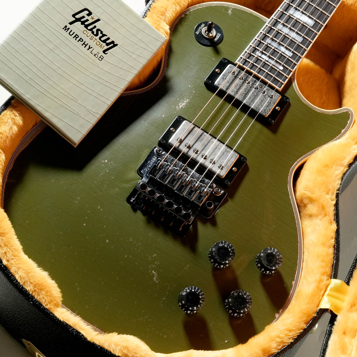 Gibson Custom / Les Paul Axcess Custom Floyd Heavy Aged Olive Drab【渋谷店】｜イシバシ楽器 17Shops