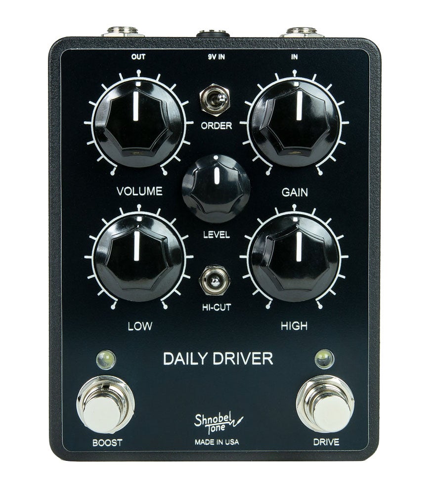 Shnobel Tone シュノベルトーン / DAILY DRIVER BOOST ブースター ハンドビルドブティックペダル【国内正規品】【御茶ノ水本店】｜イシバシ楽器 17Shops
