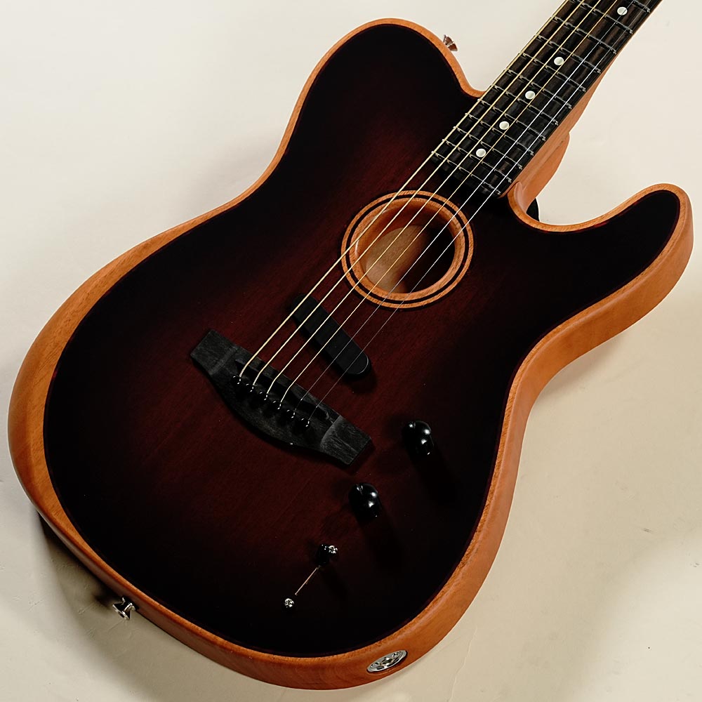 Fender / American Acoustasonic Telecaster All-Mahogany Ebony Fingerboard Bourbon Burst【渋谷店】【YRK】｜イシバシ楽器 17Shops